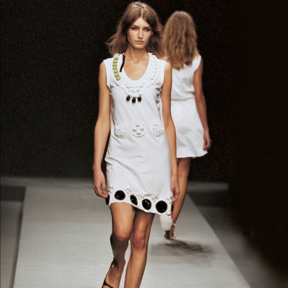 Prada- Unique funky beaded dress